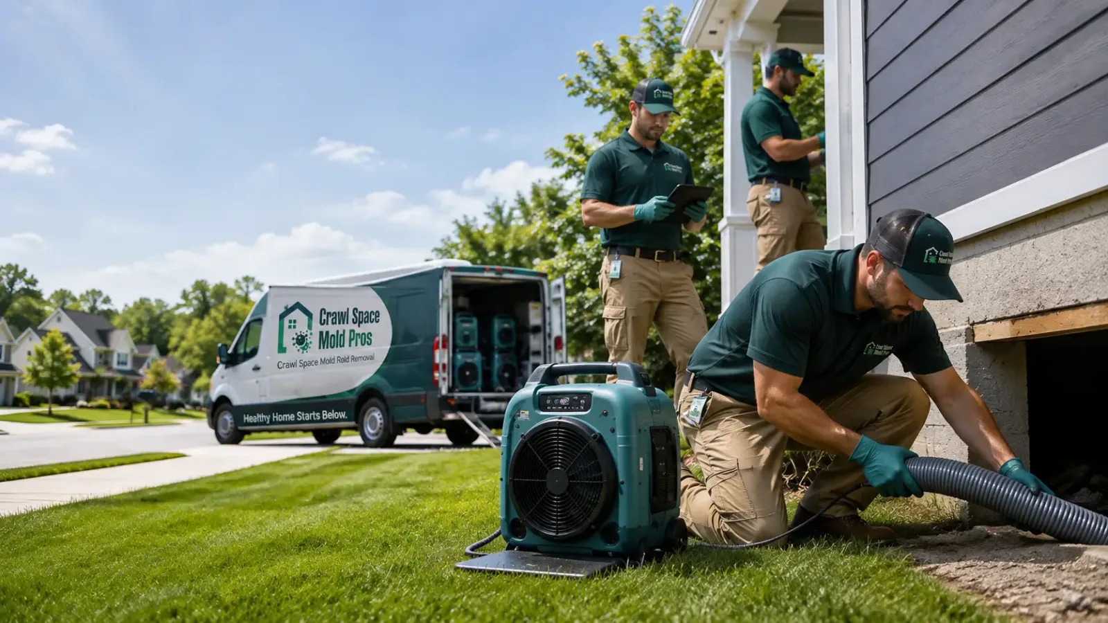 Crawl Space Mold Removal in Barton City, MI